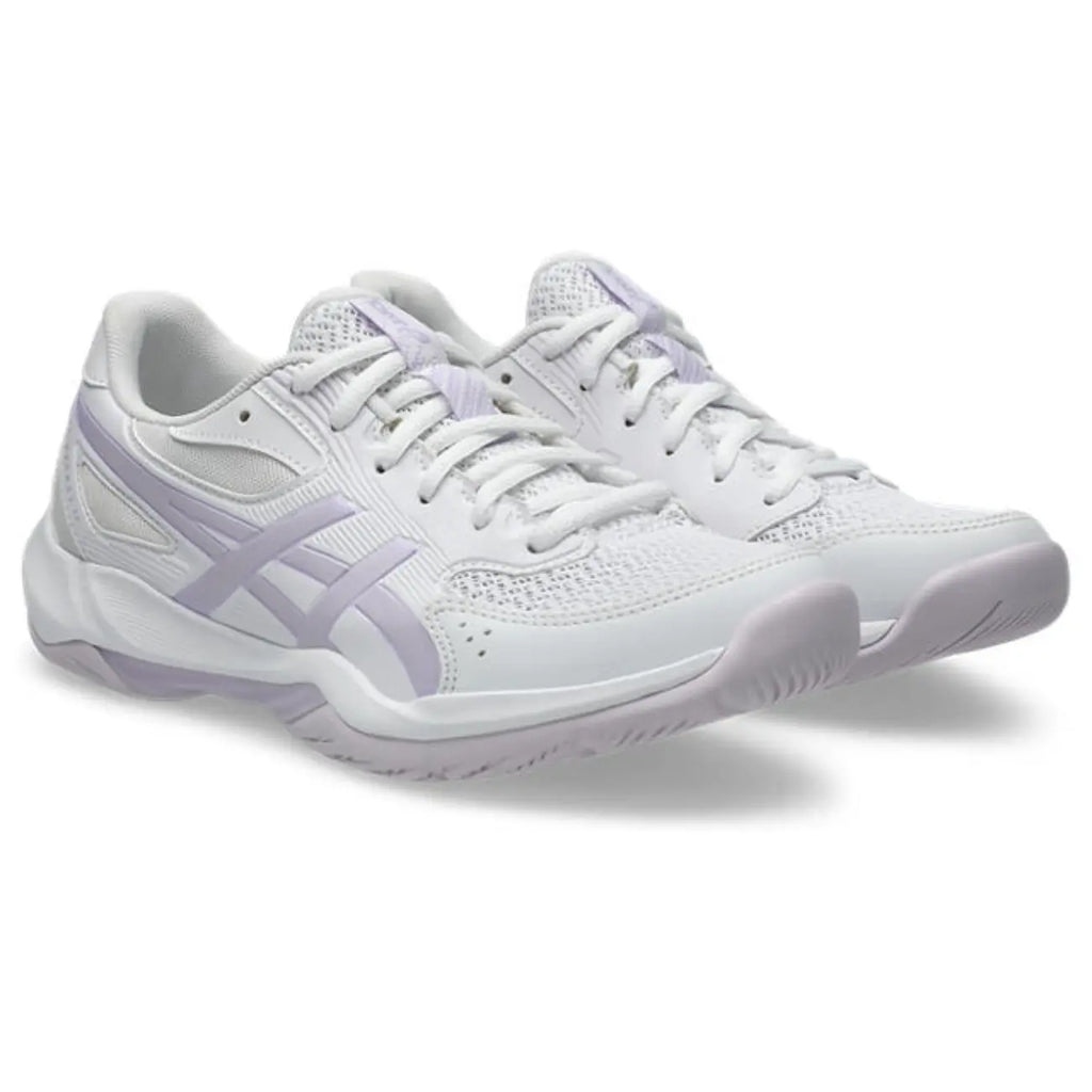 Asics GEL-Rocket 12 - White/Dahlia - Dames Hockeyschoen