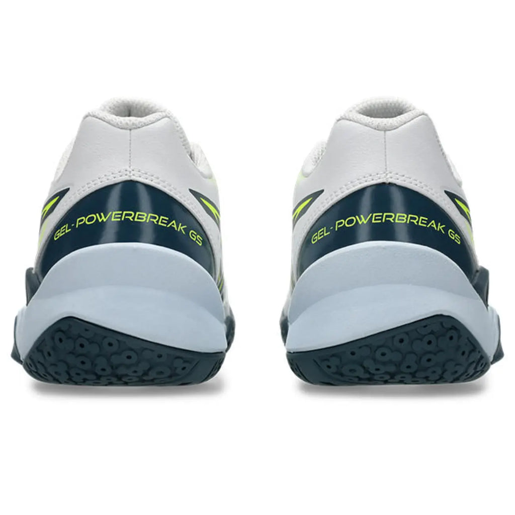 Asics GEL-Powerbreak GS - White/Raw Indigo - Junior Hockeyschoen