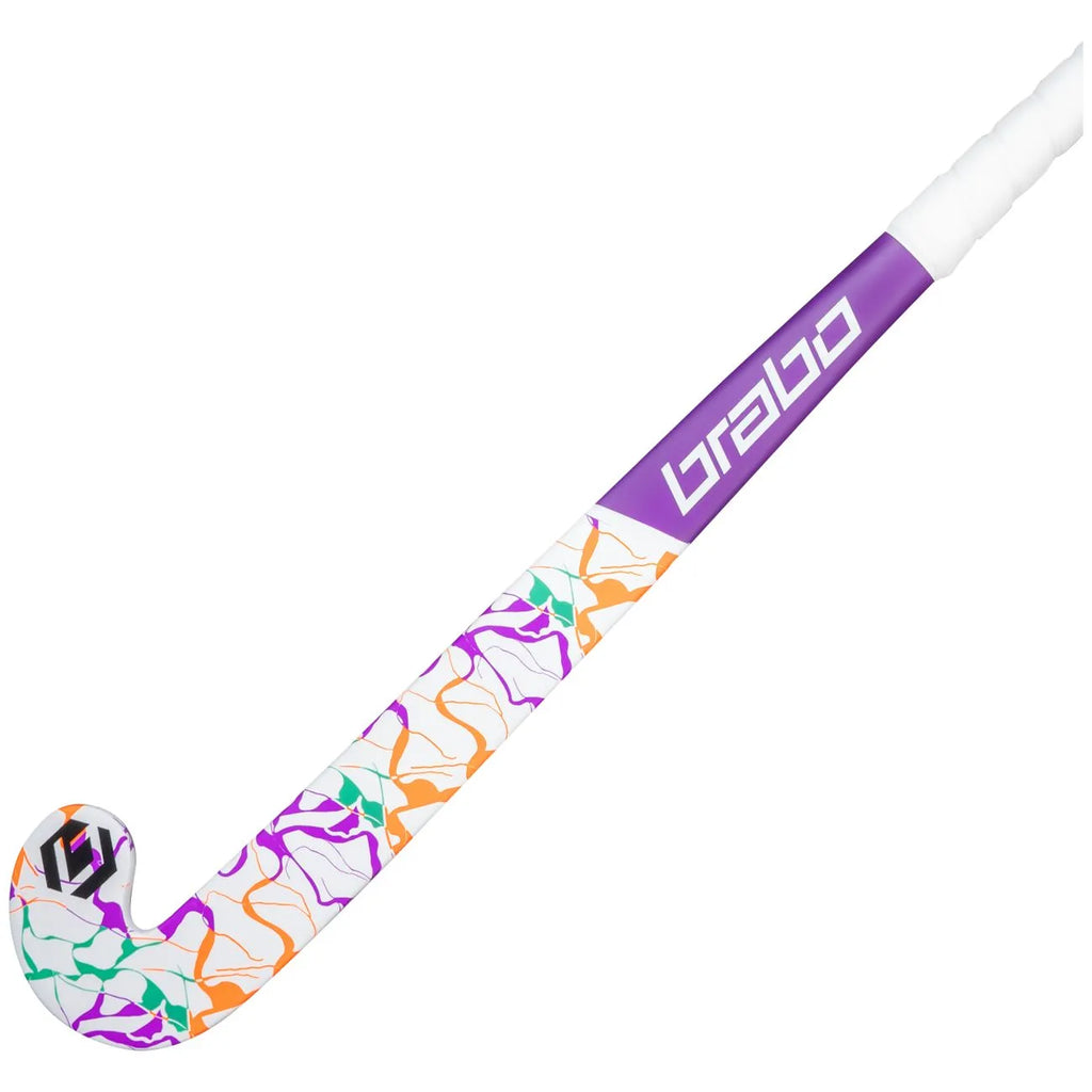 Brabo O'GEEZ Original Marble/Purple Hockeystick