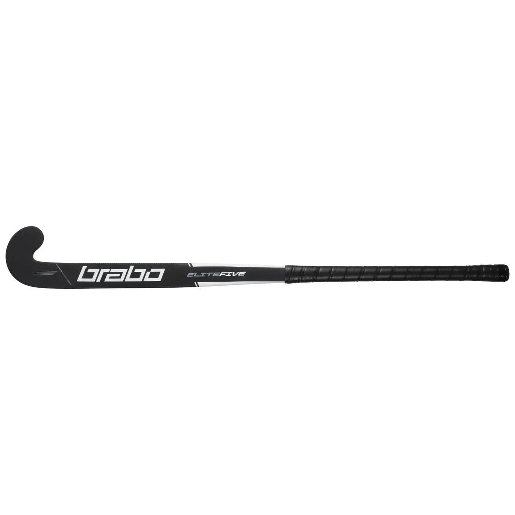 Brabo Elite Five WTB Carbon CC Bk/Wh Hockeystick