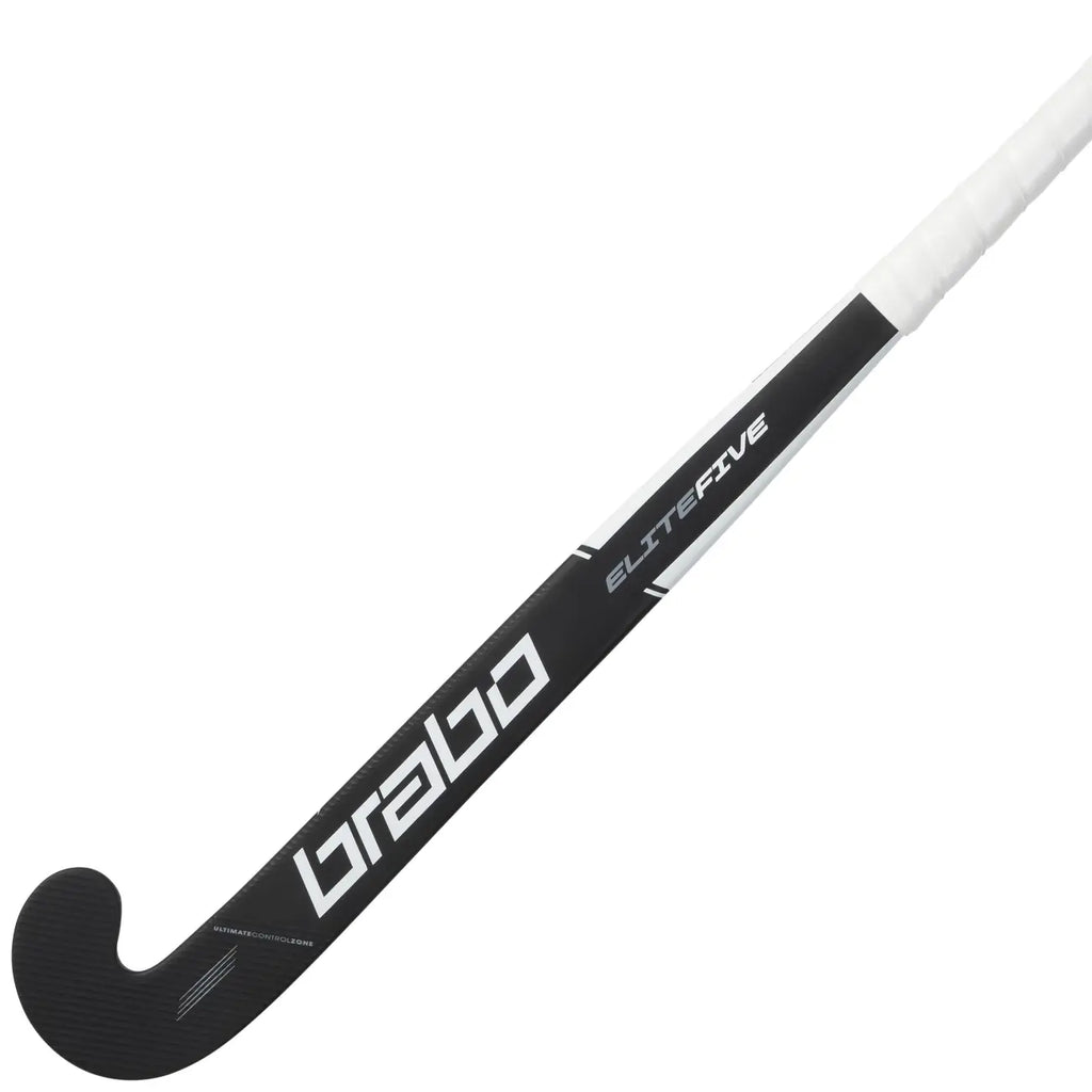 Brabo Elite Five WTB Carbon LB Bk/Wh Hockeystick