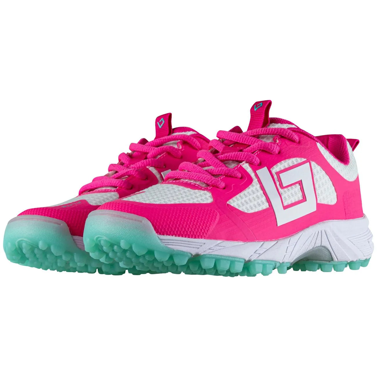 Brabo Shoe Tribute - Pink/Aqua Hockeyschoen