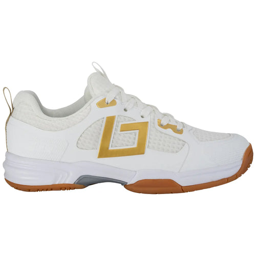Brabo Shoe Indoor Tribute White/Gold Hockeyschoen