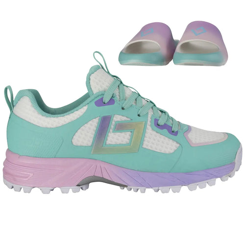 Brabo Shoe Tribute Aqua/Tie Dye + Slides Hockeyschoen