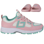 Brabo Shoe Tribute L. Pink/Aqua + Slides Hockeyschoen