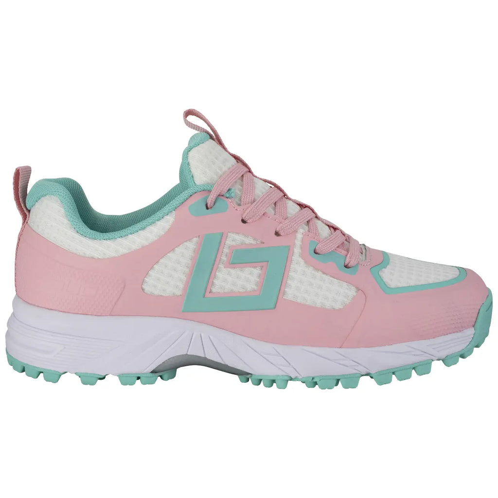Brabo Shoe Tribute L. Pink/Aqua + Slides Hockeyschoen
