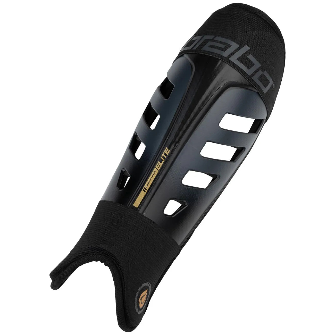 Brabo Elite Shinguard Black/Gold Bescherming