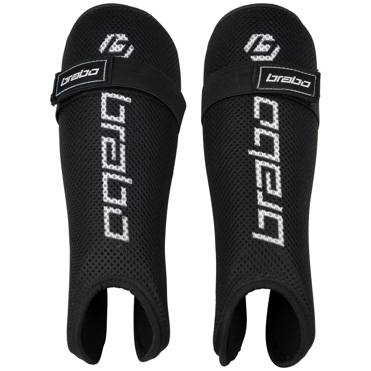 Brabo Tribute Jr Shinguard Bk/Wh Bescherming