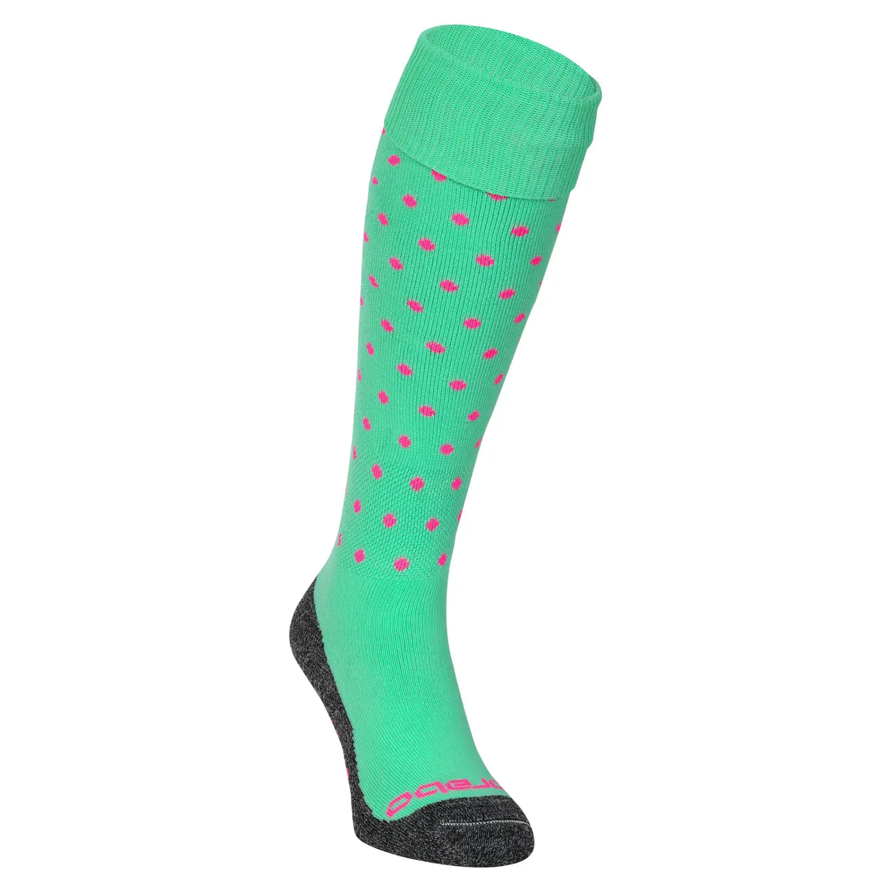 Brabo Socks Dots Lime/Pink - productfoto 1