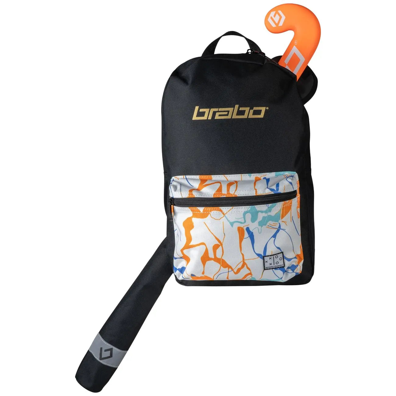 Brabo Backpack Force Black/Marble White Tassen