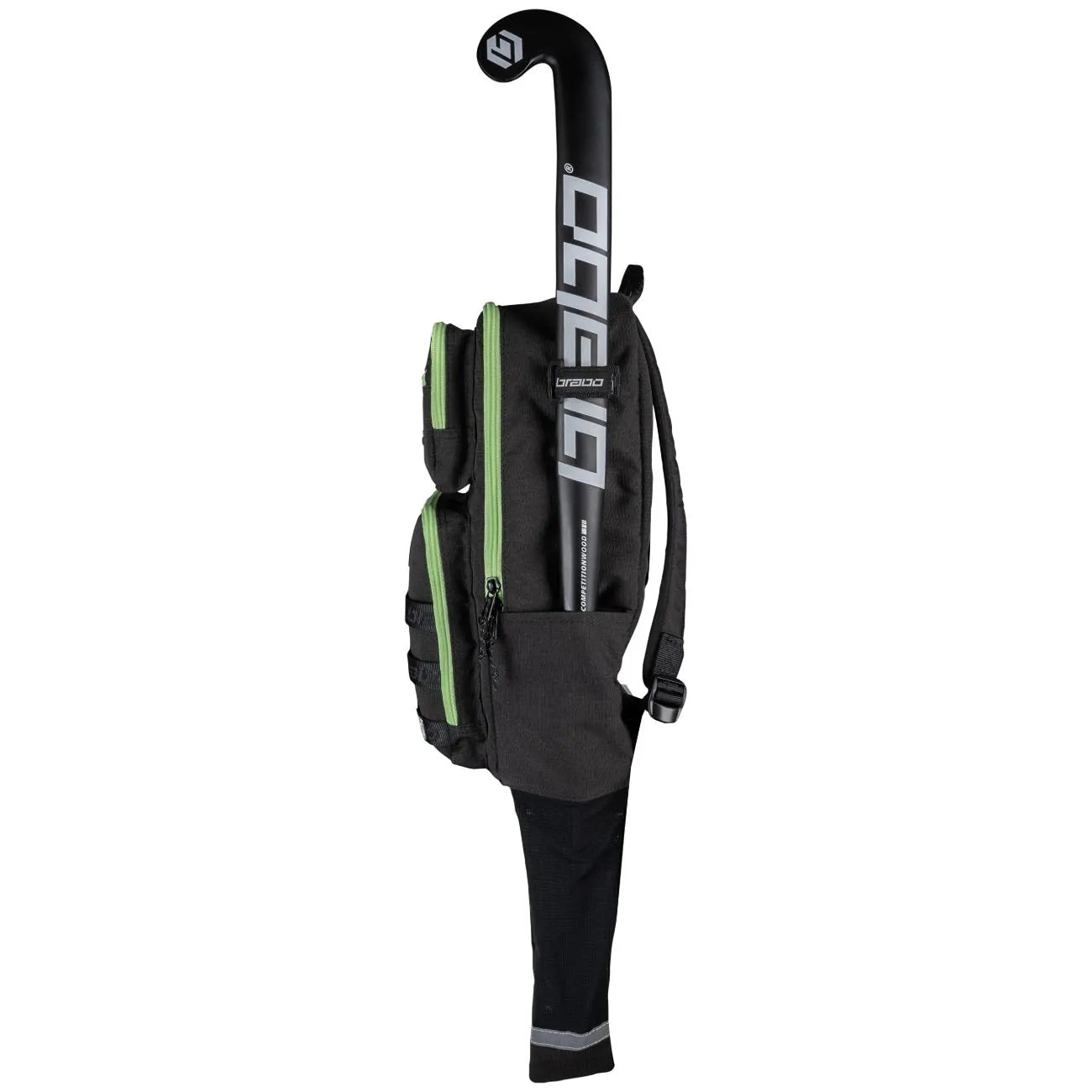 Brabo Backpack Elite SR Black/Lime Tassen