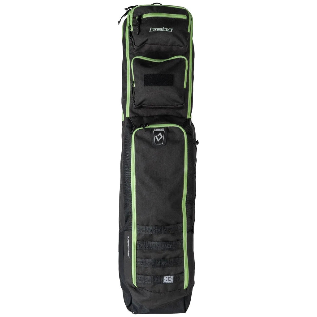 Brabo Stickbag Traditional Black/Lime Tassen