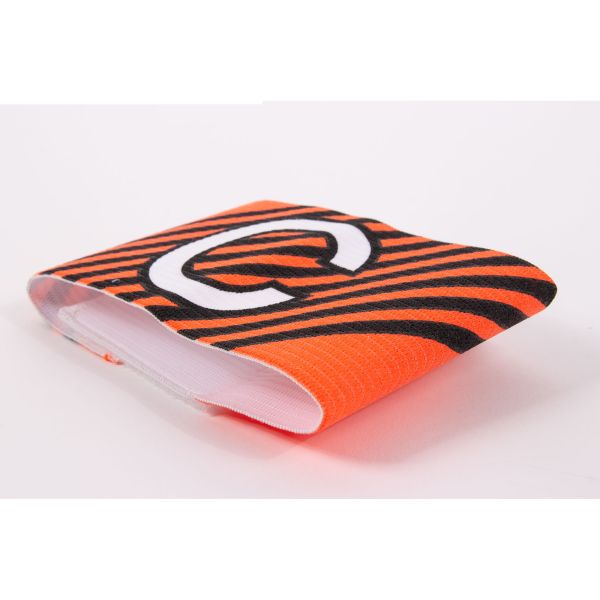 Stanno Aanvoerdersband Verstelbaar - Orange-Black Accessoires