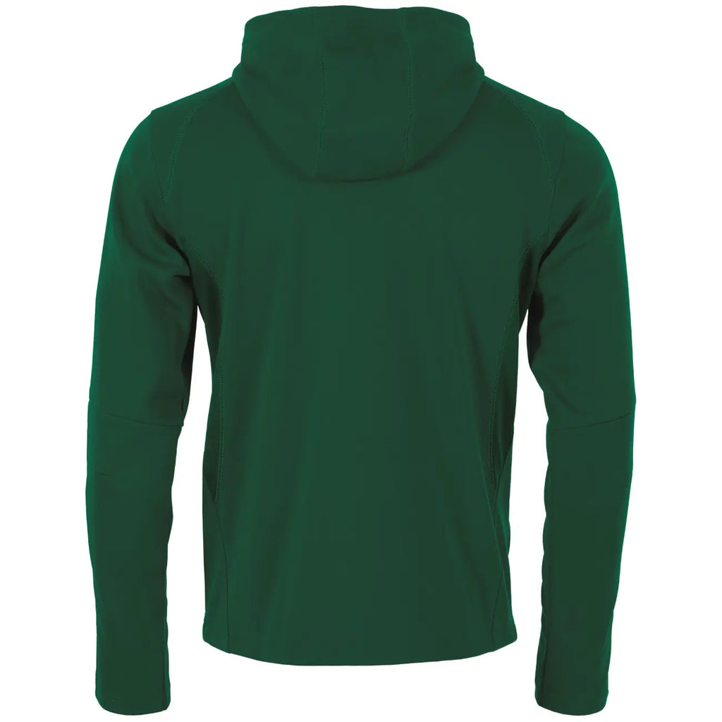 Reece Shift Hooded Full Zip Top - Bottle Green Kleding