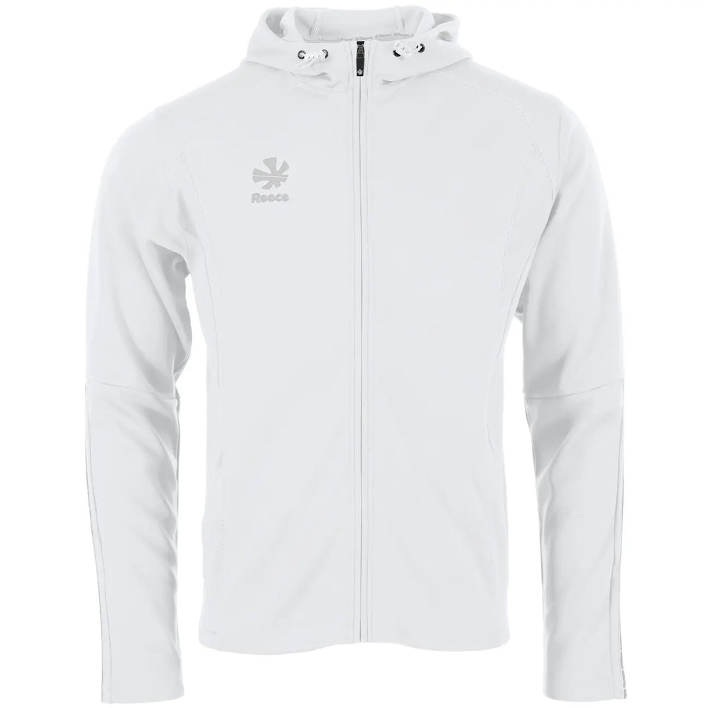 Reece Shift Hooded Full Zip Top - White Kleding