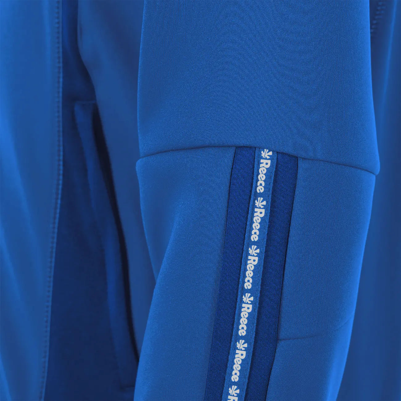 Reece Shift Hooded Full Zip Top - Royal Kleding