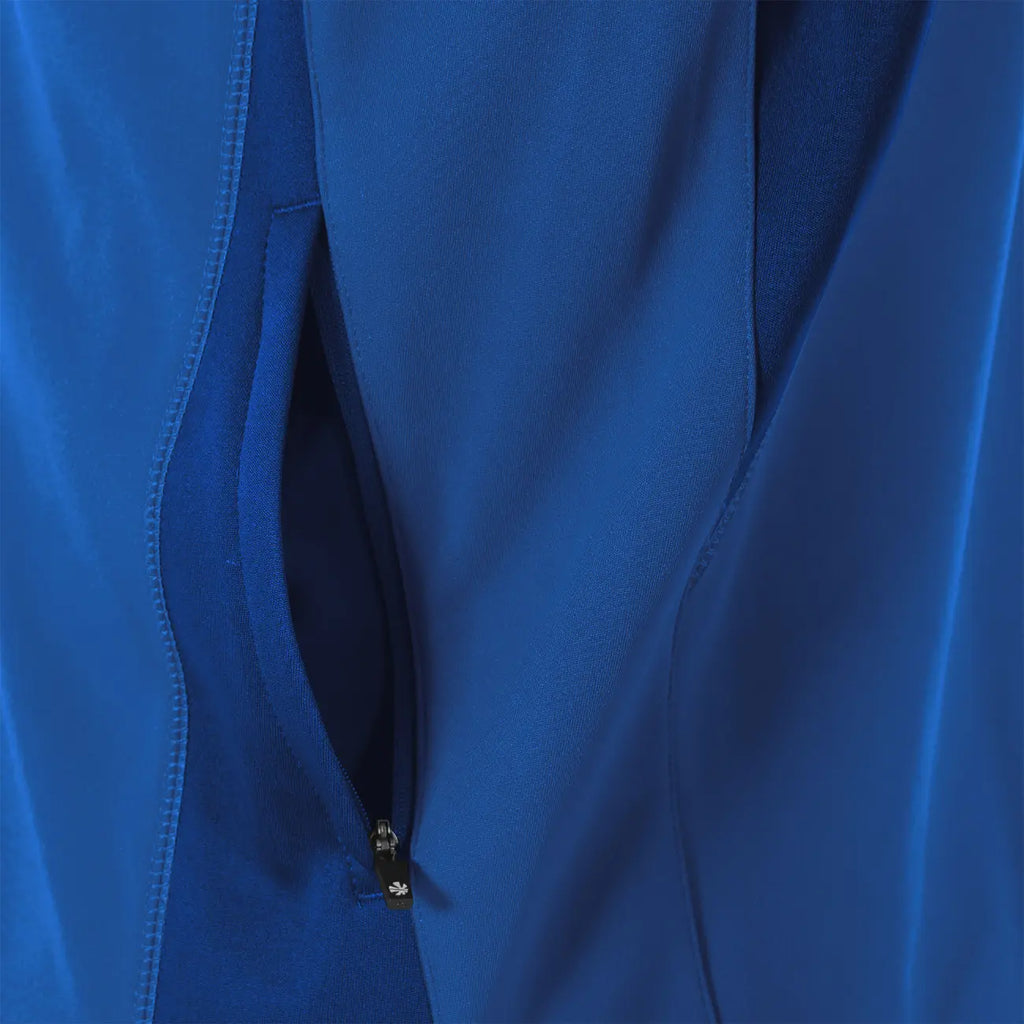 Reece Shift Hooded Full Zip Top - Royal Kleding