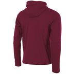 Reece Shift Hooded Full Zip Top - Burgundy Kleding