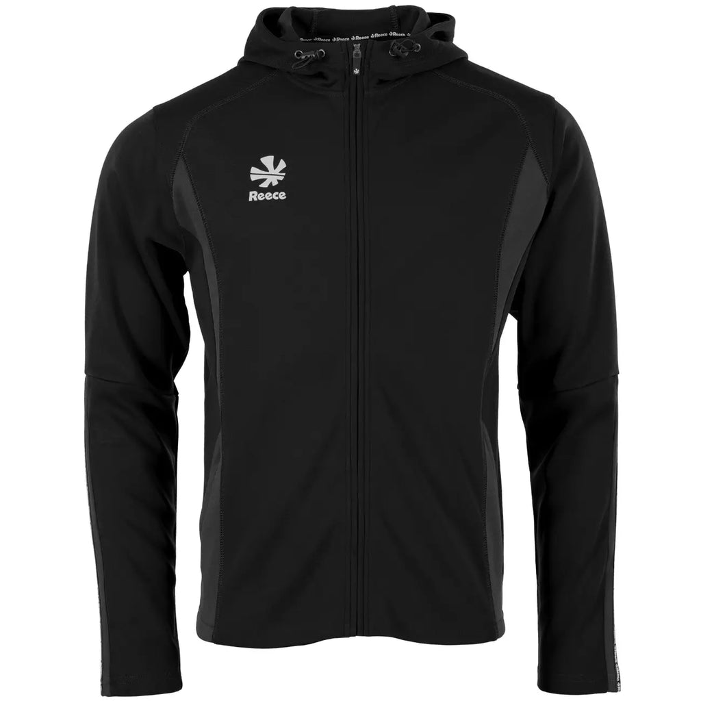 Reece Shift Hooded Full Zip Top - Black Kleding