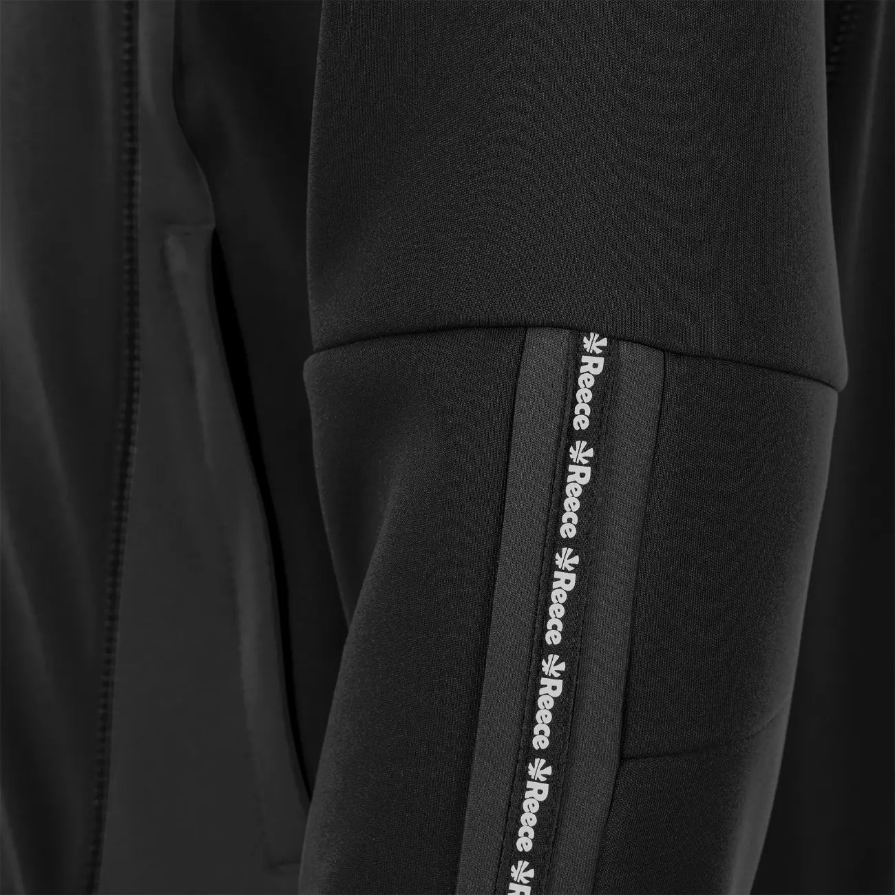 Reece Shift Hooded Full Zip Top - Black Kleding