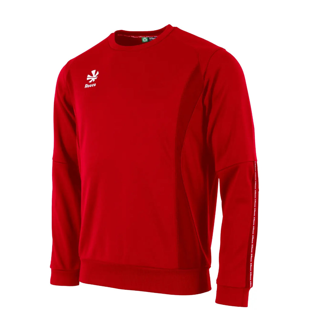 Reece Shift Round Neck Top - Red Kleding