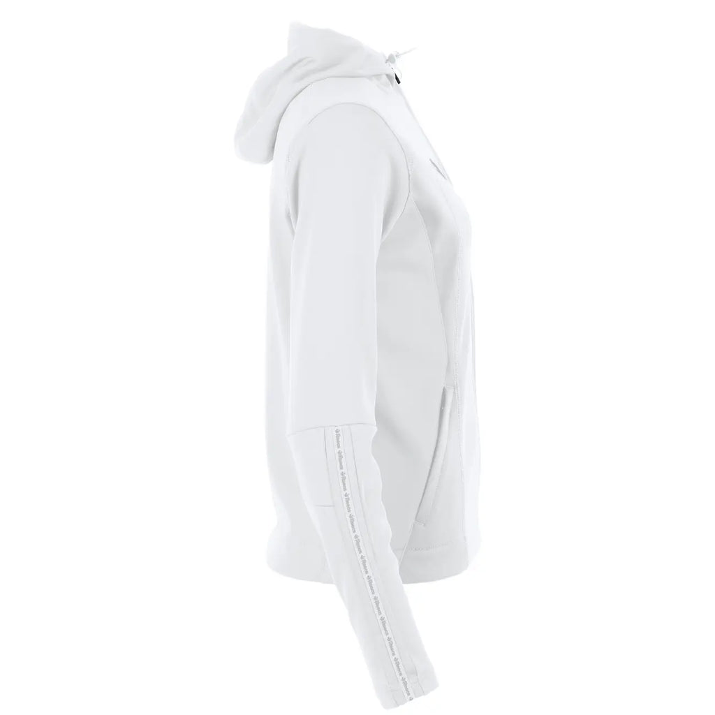 Reece Shift Hooded Full Zip Top Ladies - White Kleding