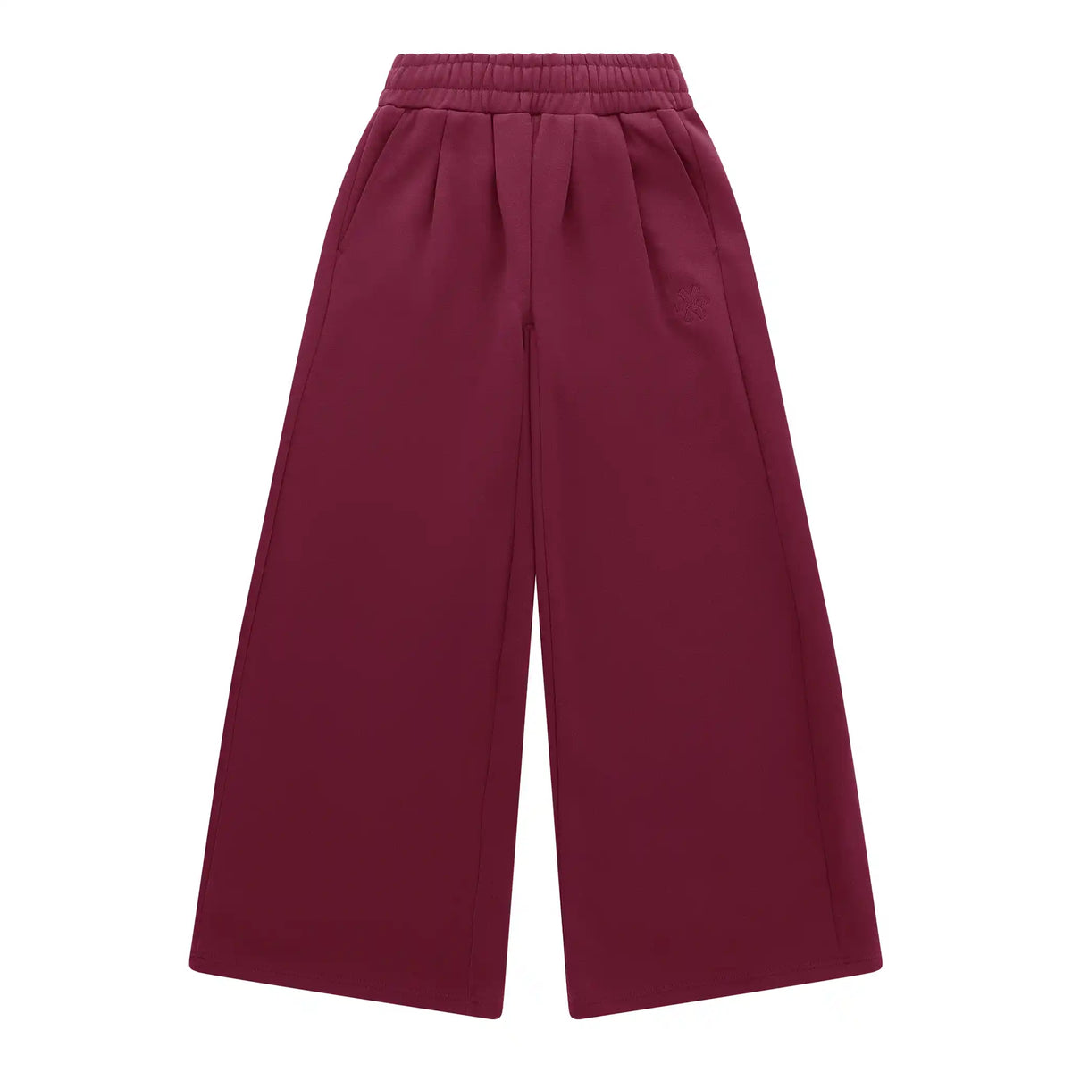Osaka Women Wide Leg Sweatpants - Cherry Lacquer Kleding