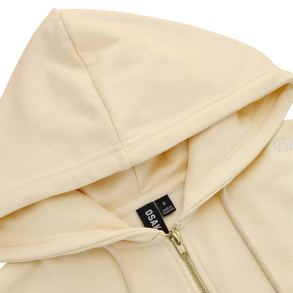 Osaka Women Full Zip Hoodie Cropped - Washi Kleding