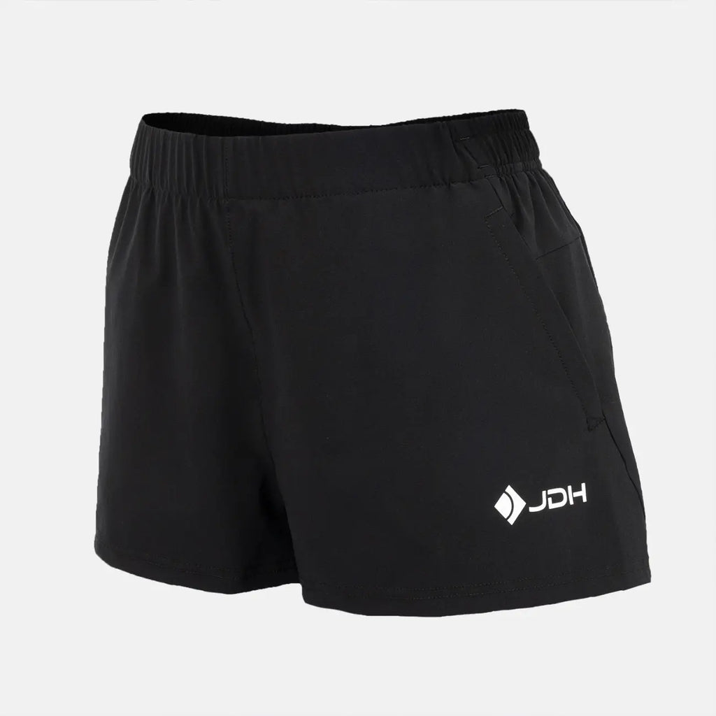 JDH Carbon Mädchen Pro Shorts - Schwarz