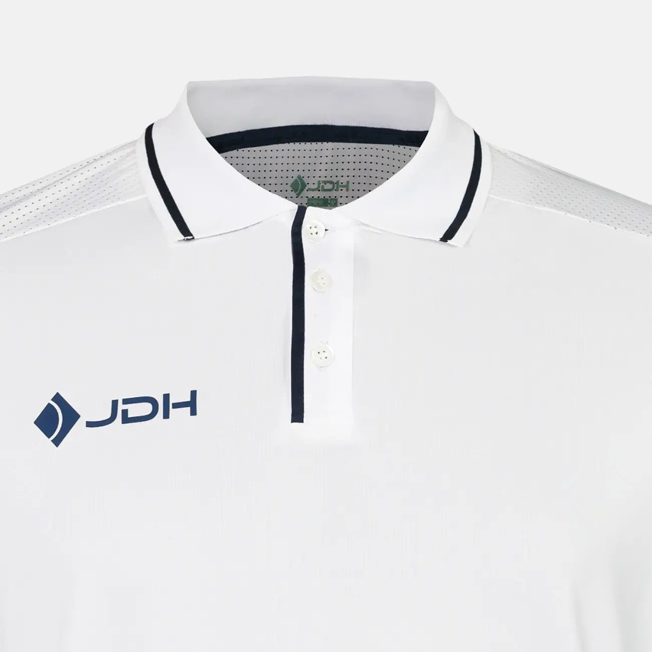 JDH Carbon Herren Pro Polo - Weiß