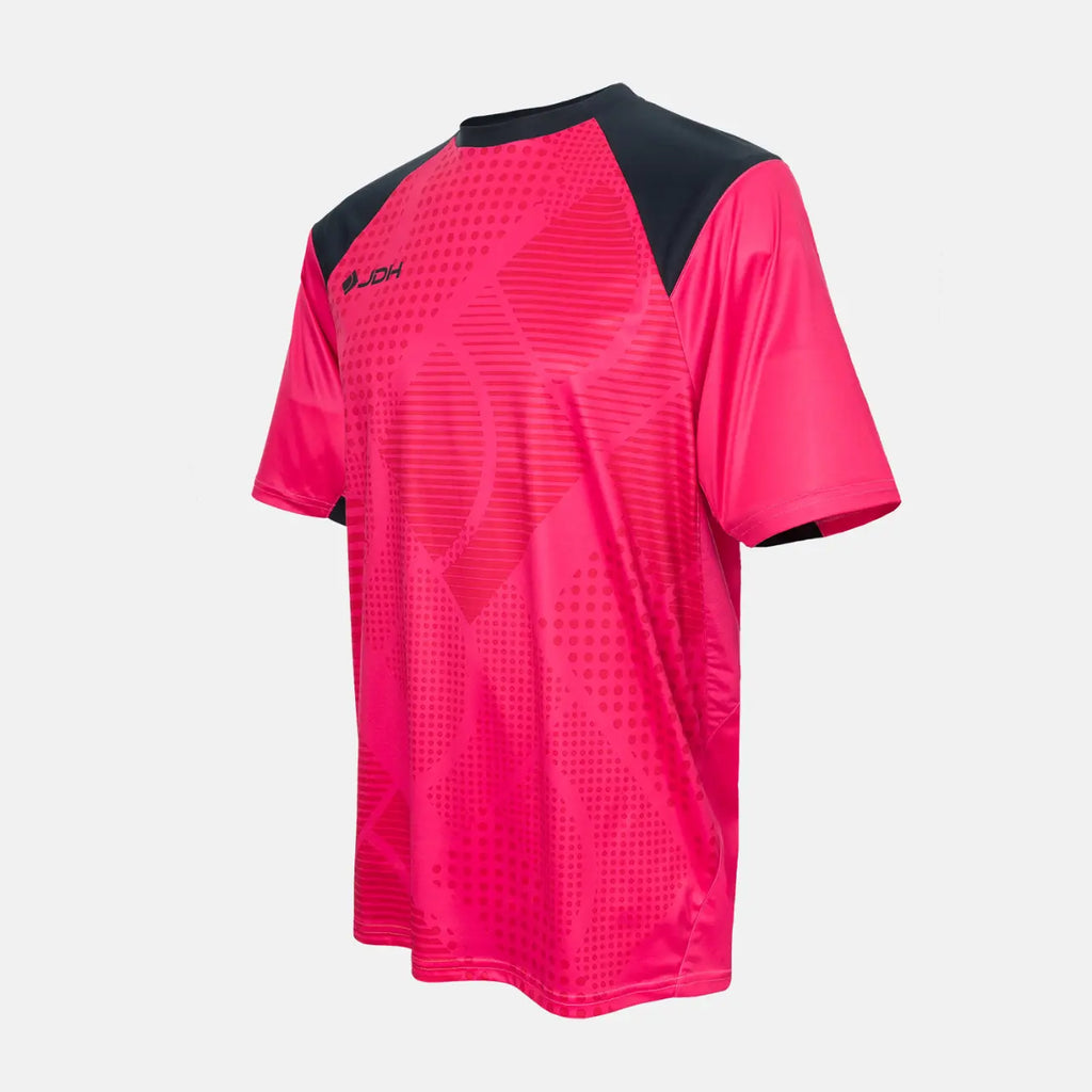 JDH Carbon Senior Torwart Kurzarmshirt - Fuchsia
