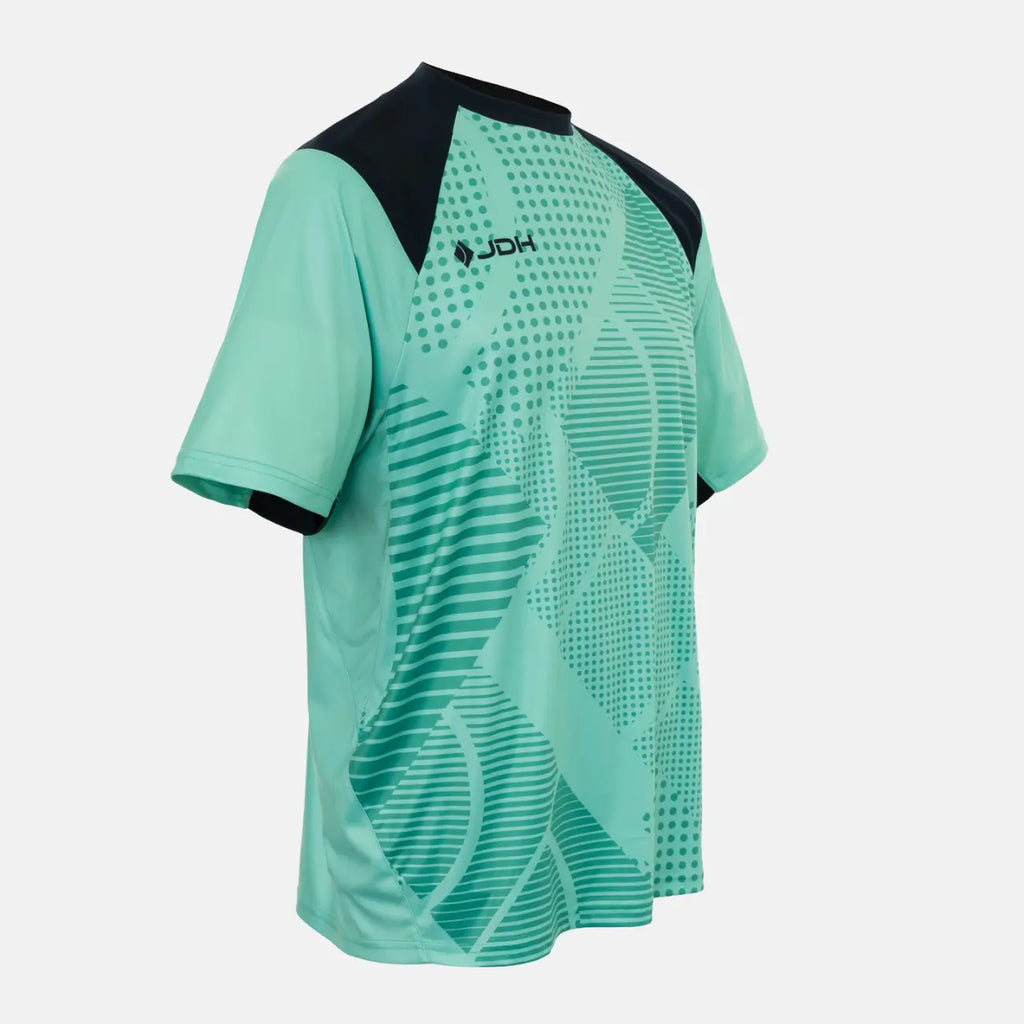JDH Carbon Junior Torwart Kurzarmshirt - Grün