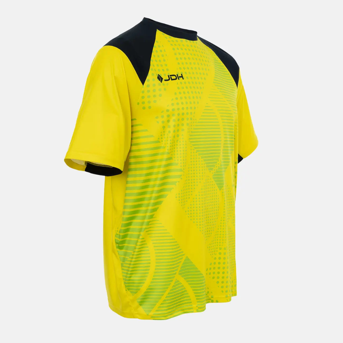 JDH Carbon Junior Torwart Kurzarmshirt - Gelb