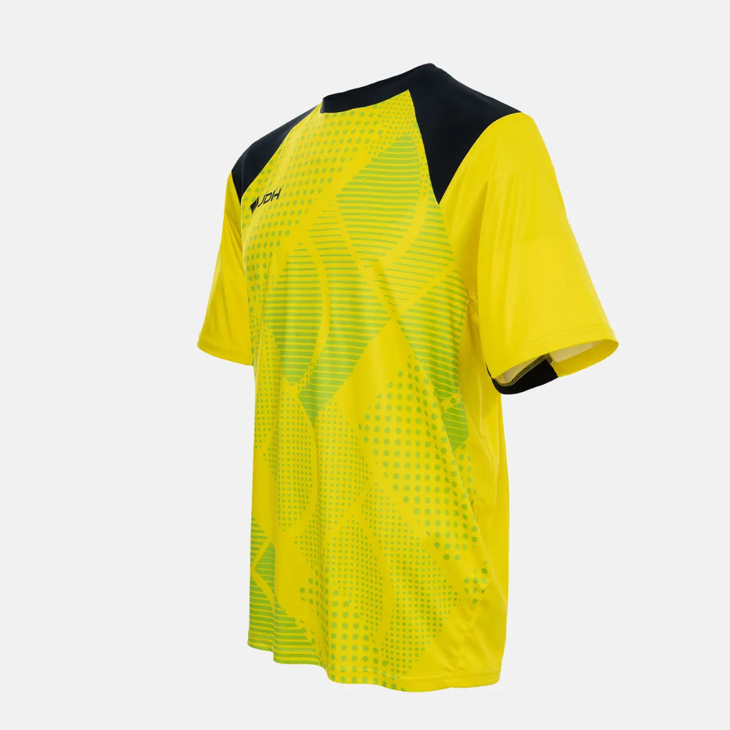 JDH Carbon Junior Torwart Kurzarmshirt - Gelb