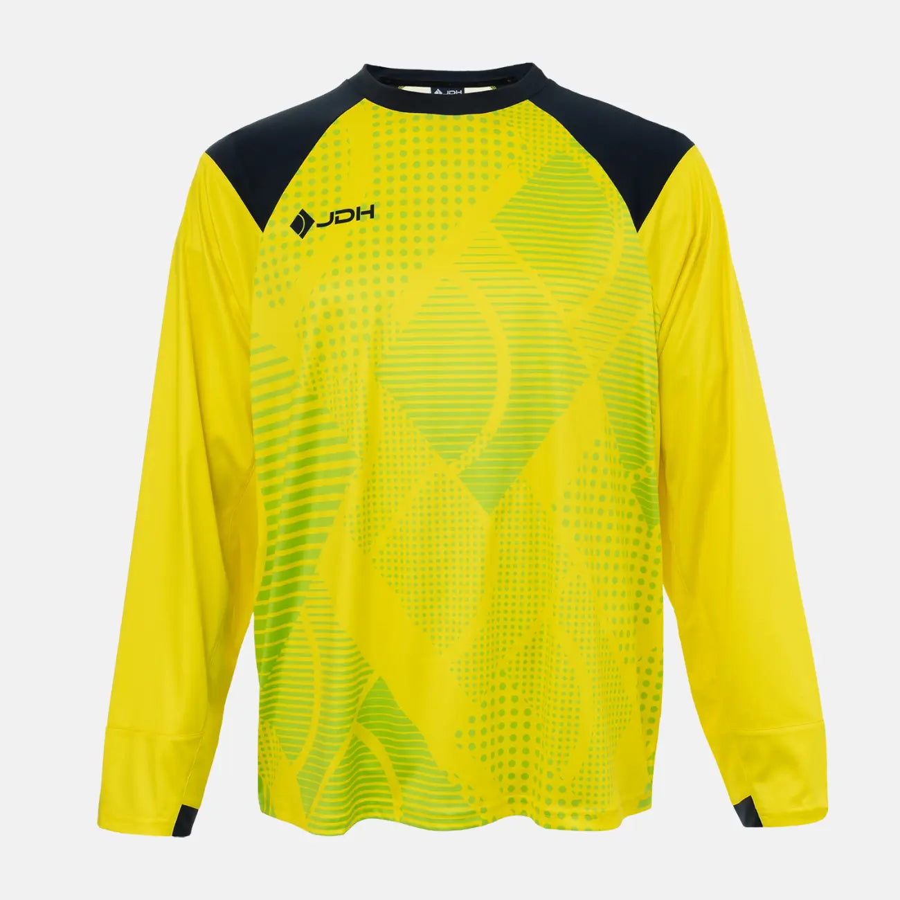 JDH Carbon Senior Torwart Langarmshirt - Gelb