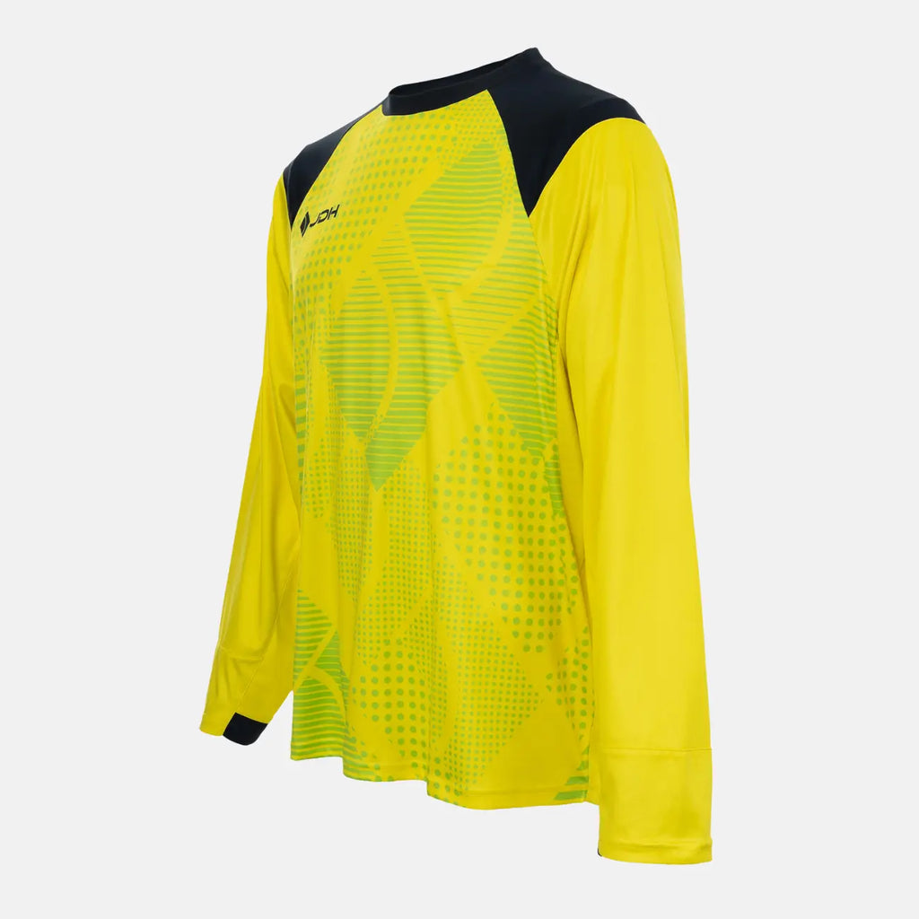 JDH Carbon Senior Torwart Langarmshirt - Gelb