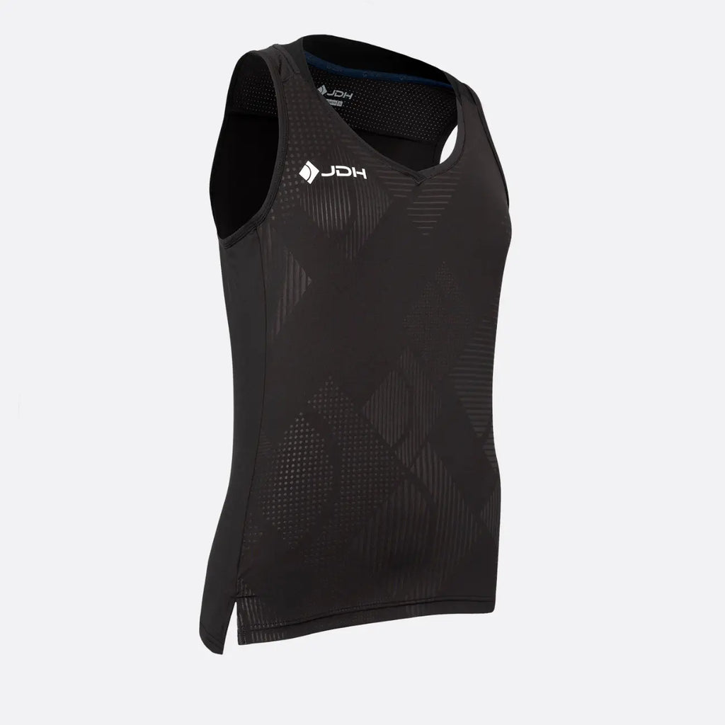 JDH Carbon Mädchen Pro Tanktop - Schwarz