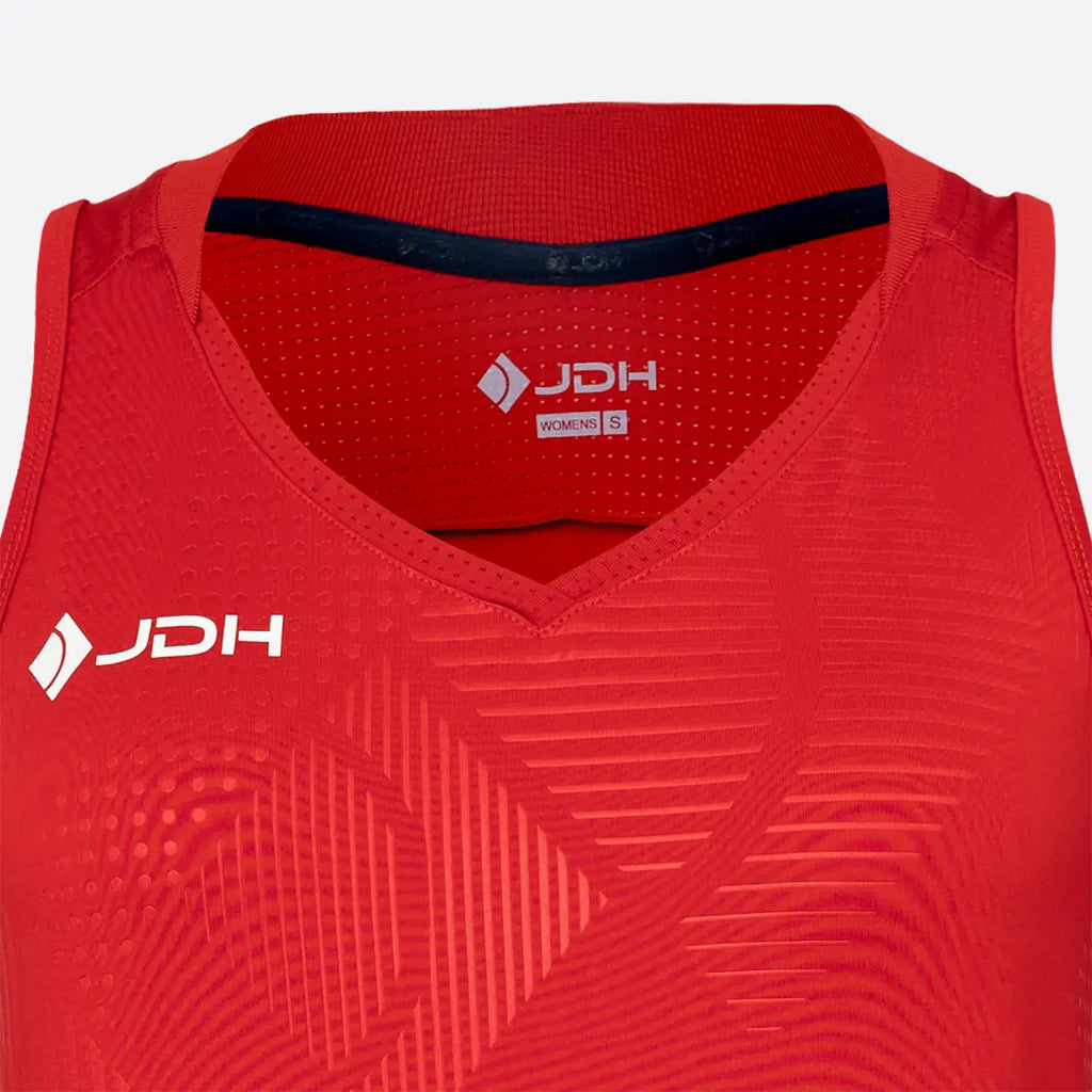 JDH Carbon Mädchen Pro Tanktop - Rot