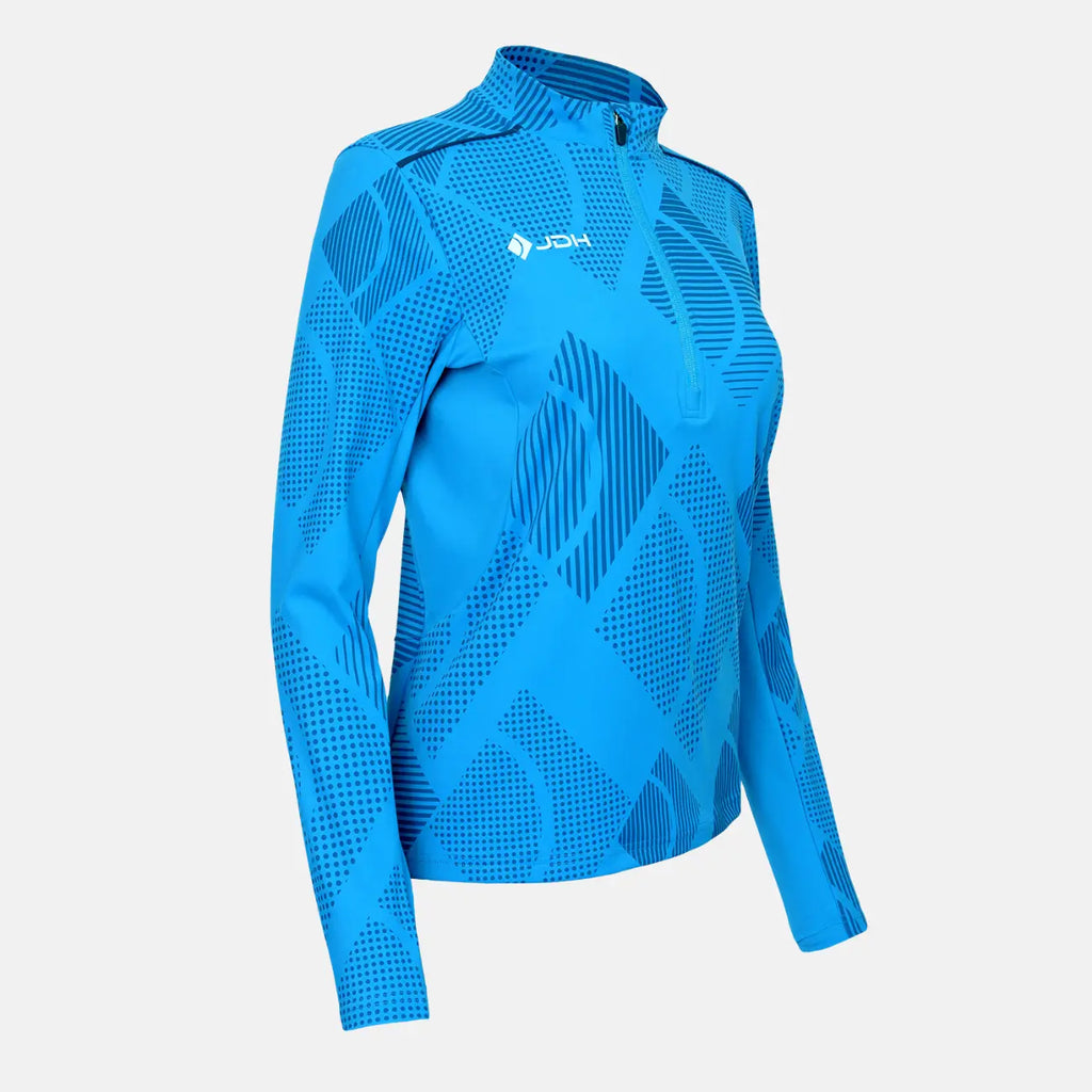 JDH Carbon Damen Pro Half-Zip - Dunkelblau