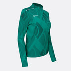 JDH Carbon Damen Pro Halbzip - Hellgrün
