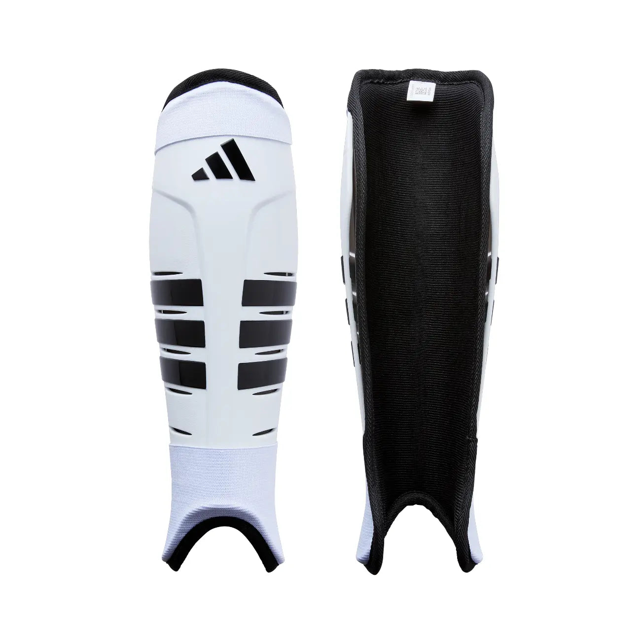 Adidas adipower Pro Shinguard - White Black Bescherming
