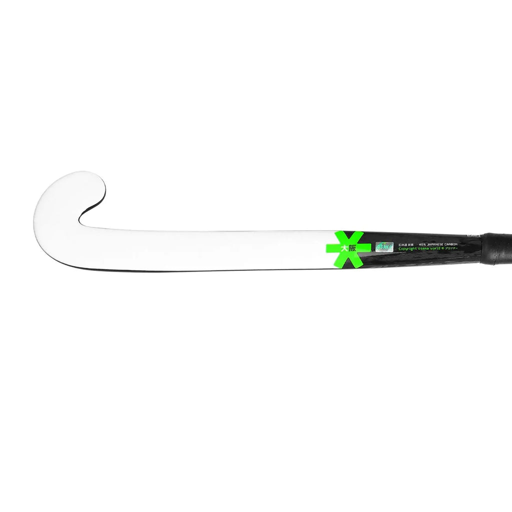 Osaka Pro Tour 40-Pro Bow-2.0 Ltd White - Iconic Black Hockeystick