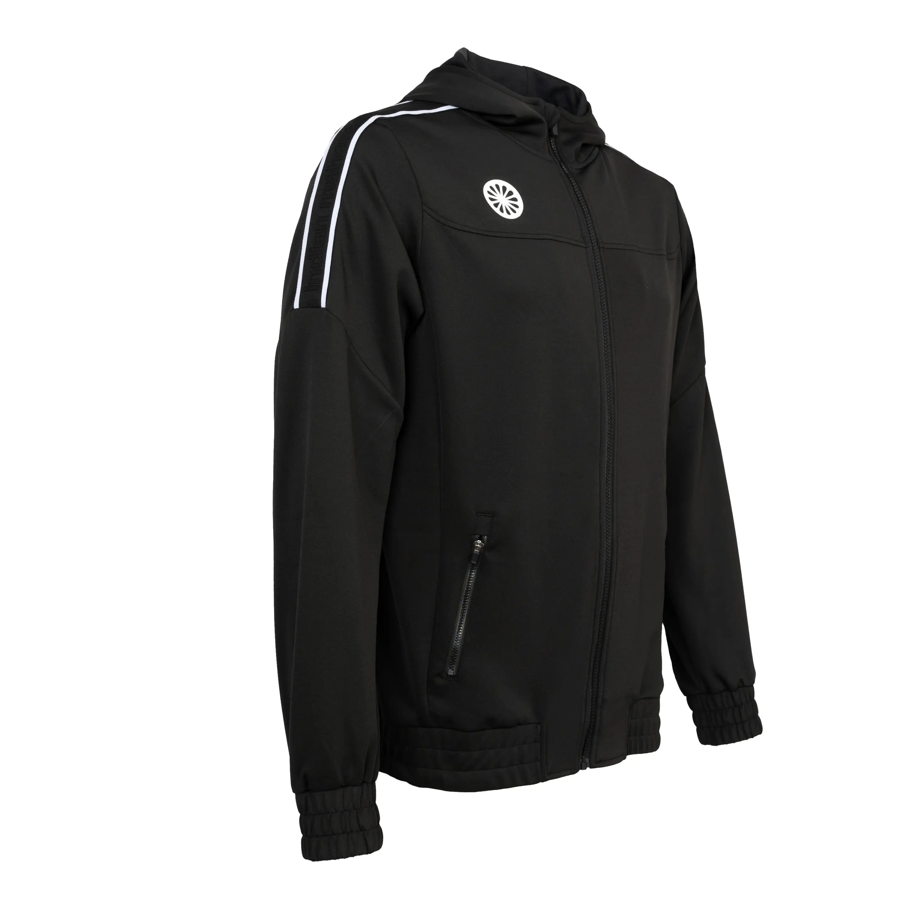 Indian Maharadja Jaipur men performance hooded jacket - Black Kleding