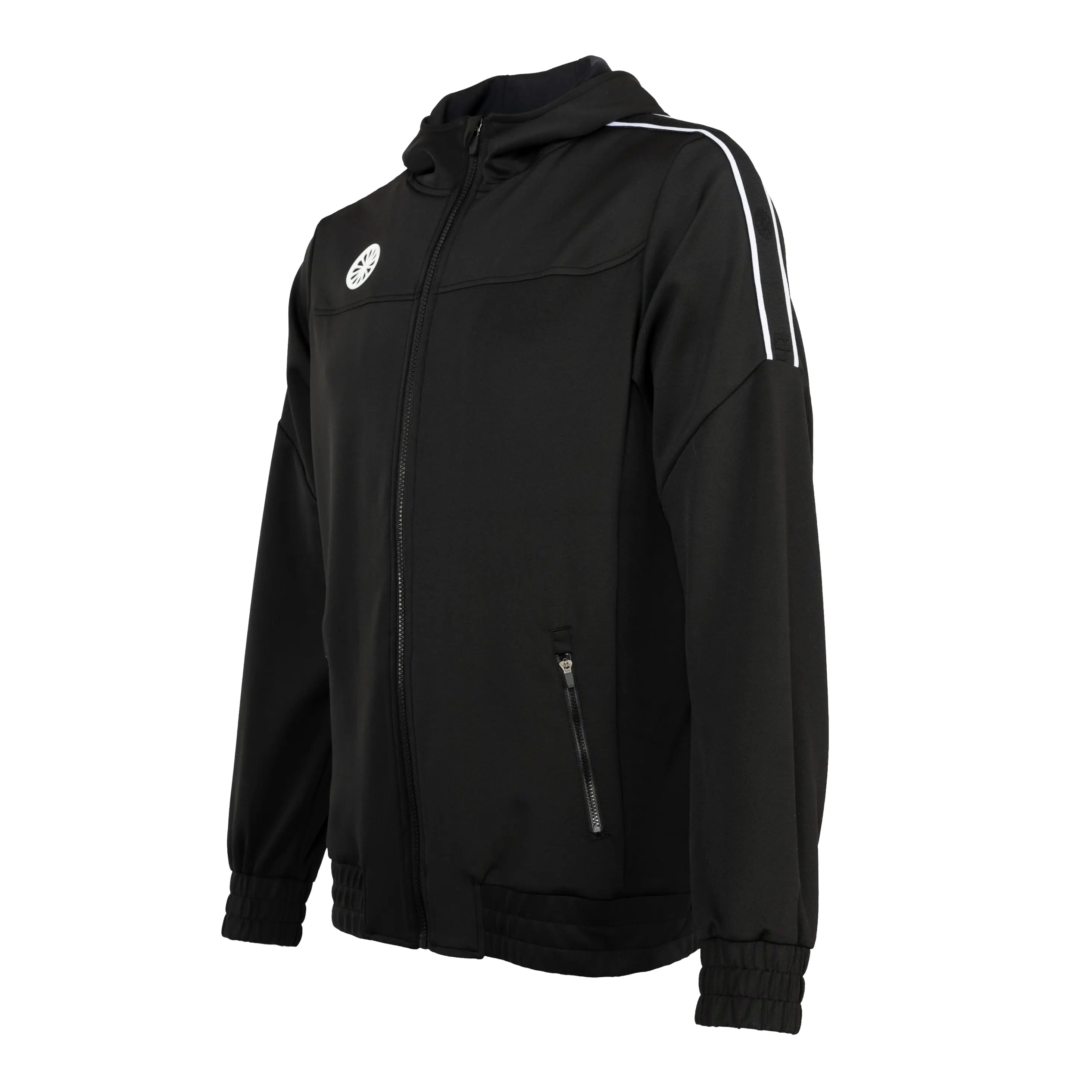 Indian Maharadja Jaipur men performance hooded jacket - Black Kleding