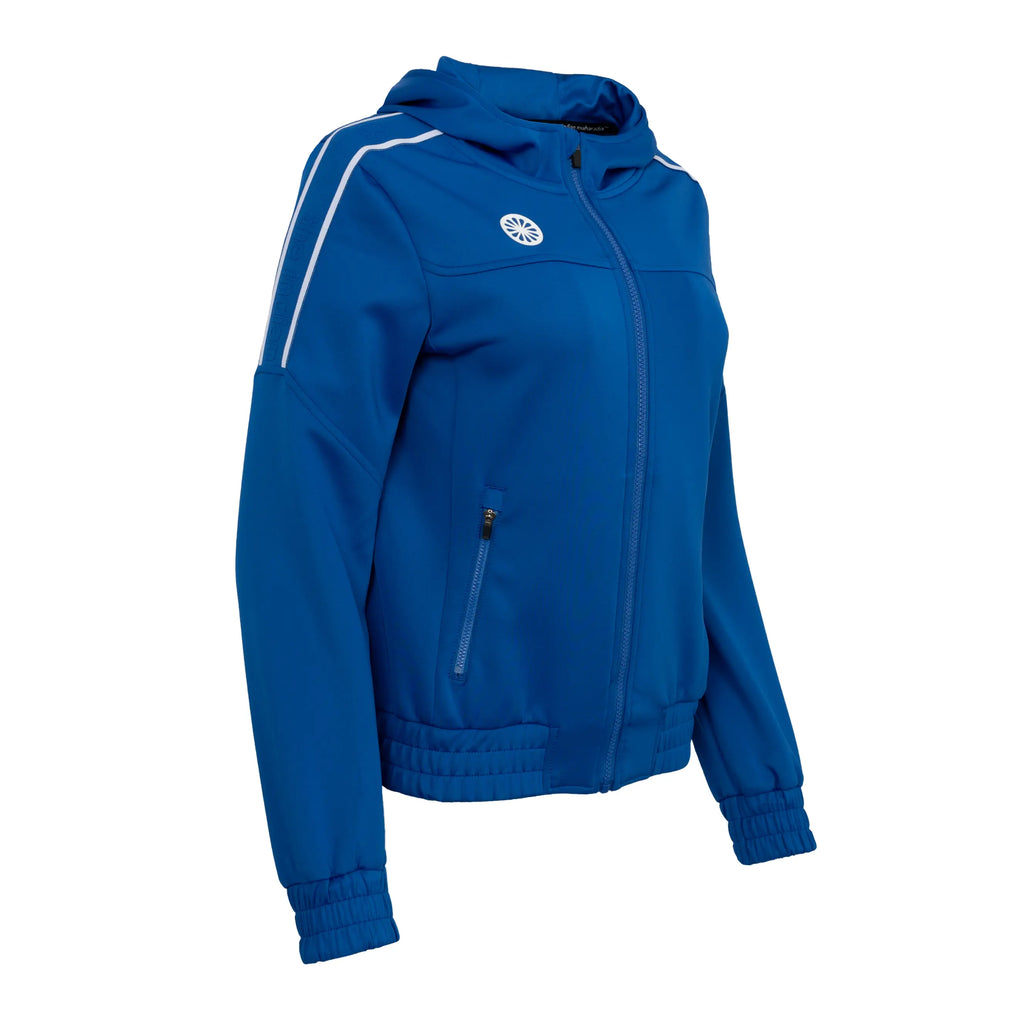 Indian Maharadja Jaipur women performance hooded jacket - Cobalt Kleding