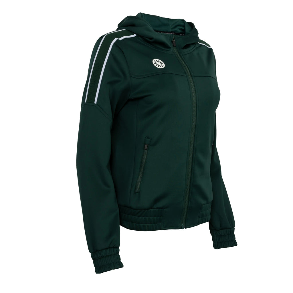 Indian Maharadja Jaipur women performance hooded jacket - Green Kleding