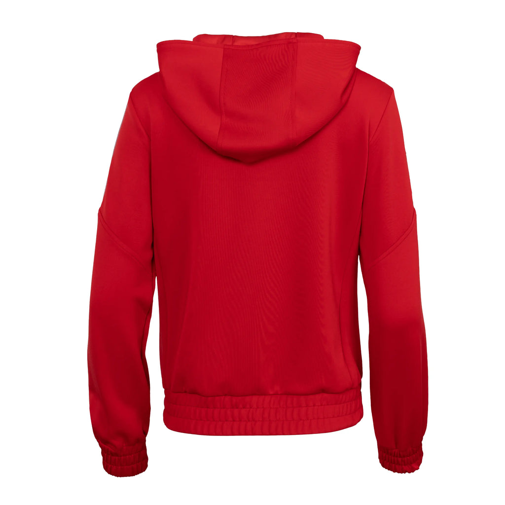 Indian Maharadja Jaipur women performance hooded jacket - Red Kleding