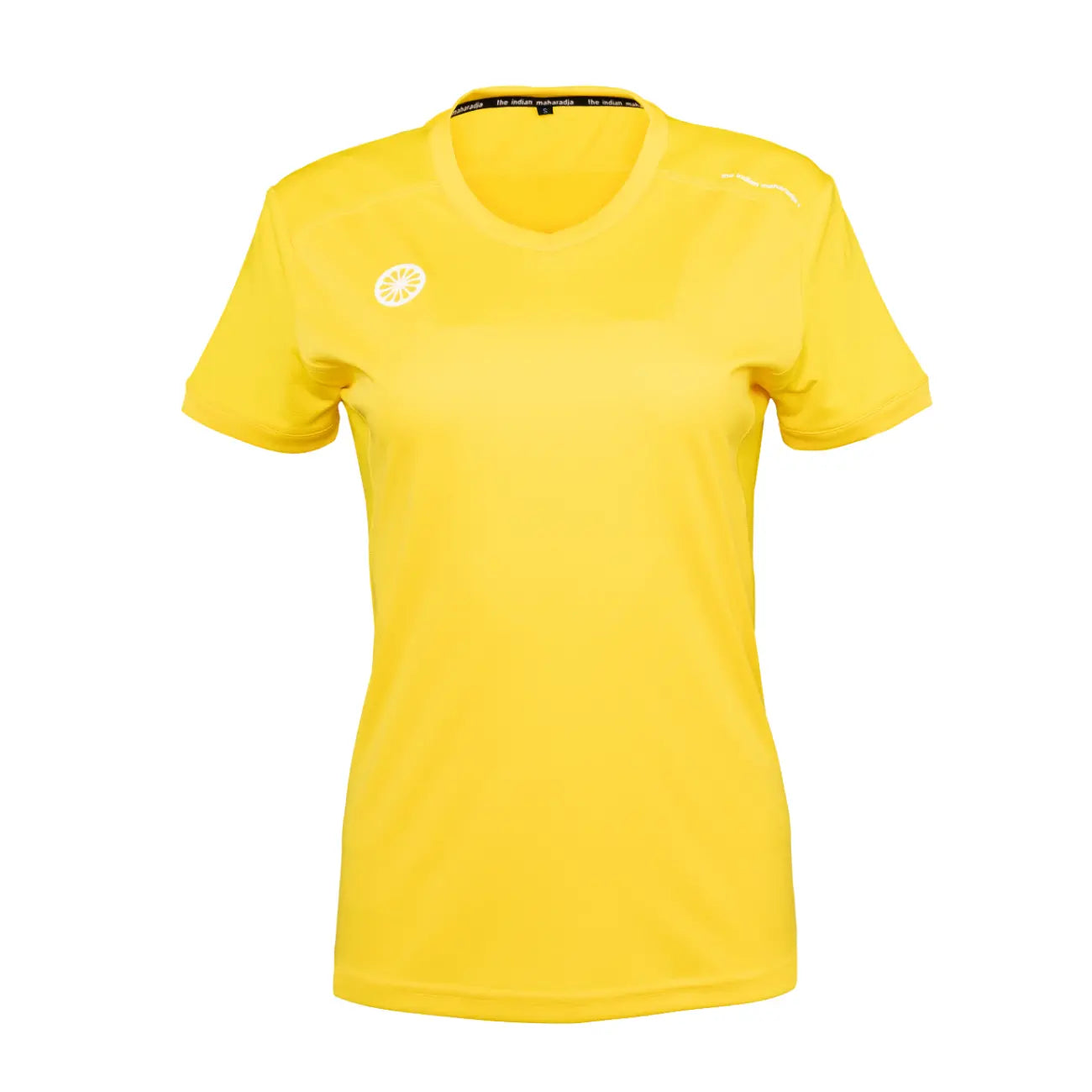 Indian Maharadja Jaipur women performance tee - Yellow Kleding