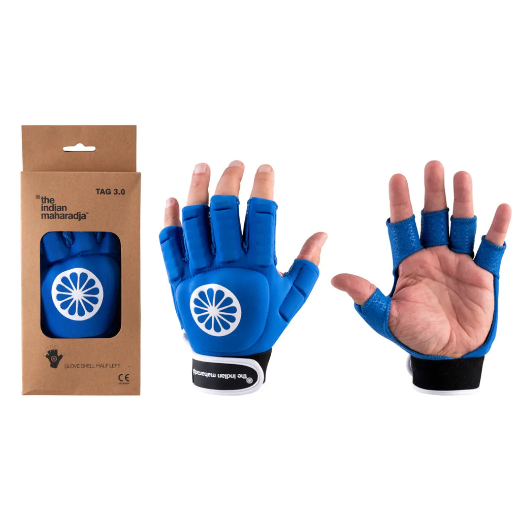 The Indian Maharadja TAG 3.0 shell half [left]-cobalt Bescherming