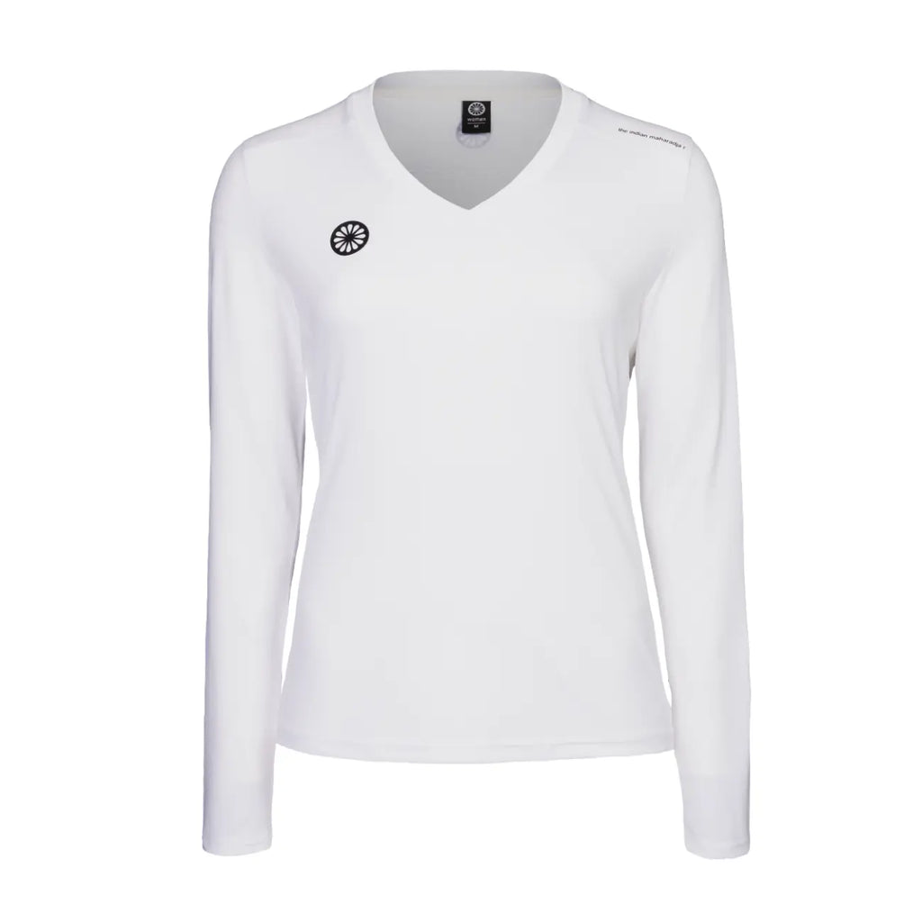 Indian Maharadja Women performance long sleeve - Bright White Kleding